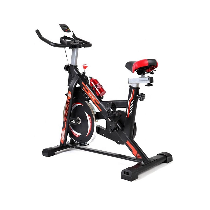 Vélo d'exercice - Machine d'entraînement d'intérieur de forme physique de volant d'inertie de vélo d'exercice