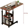 Table d'appoint avec roulettes, chevet avec étagère