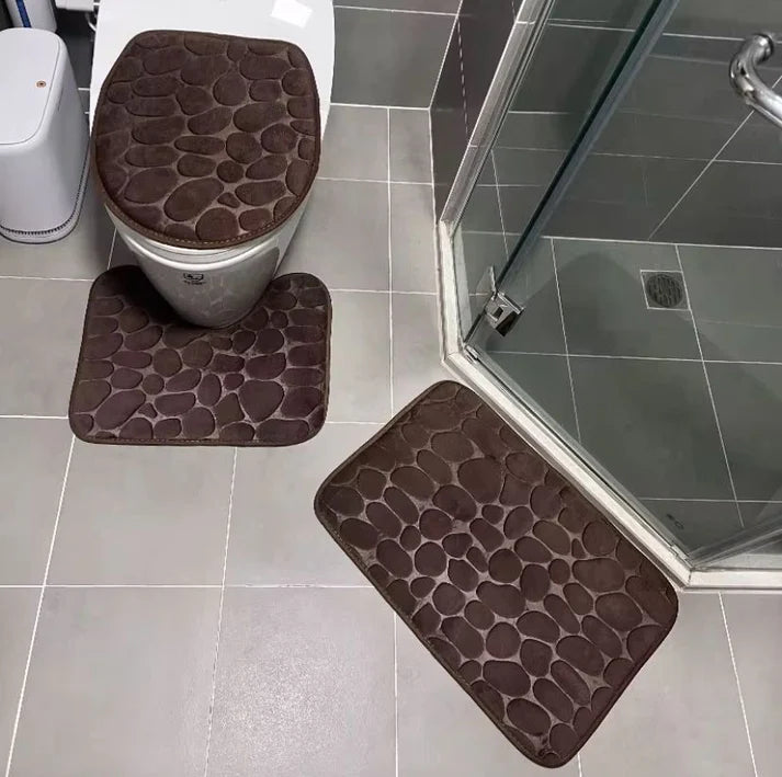 Tapis de Toilette & Salle de Bain – Ultra Doux et Antidérapant