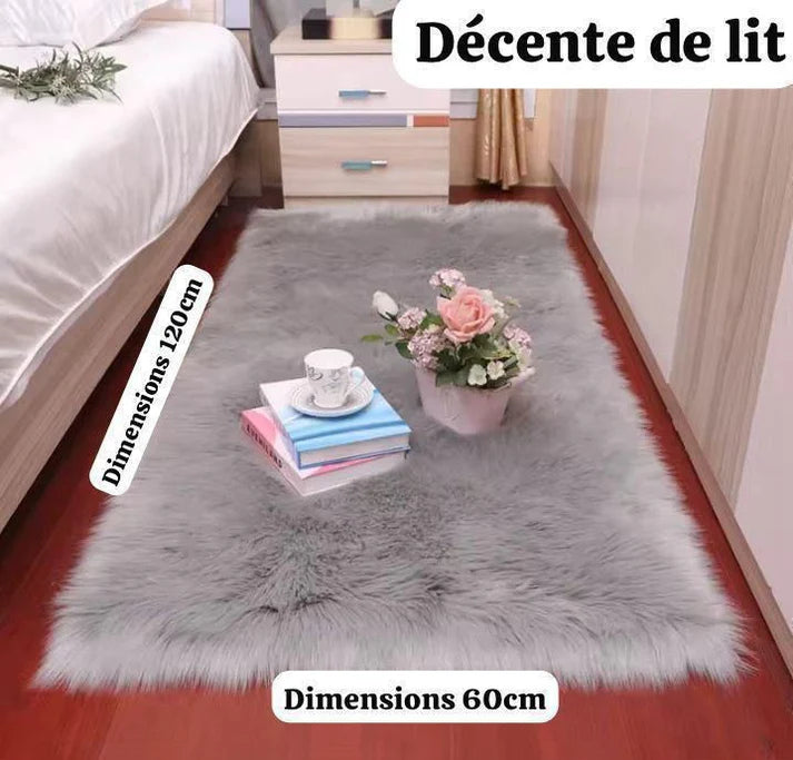 Tapis Descente de Lit 120×60 cm – Douceur & Élégance au Réveil