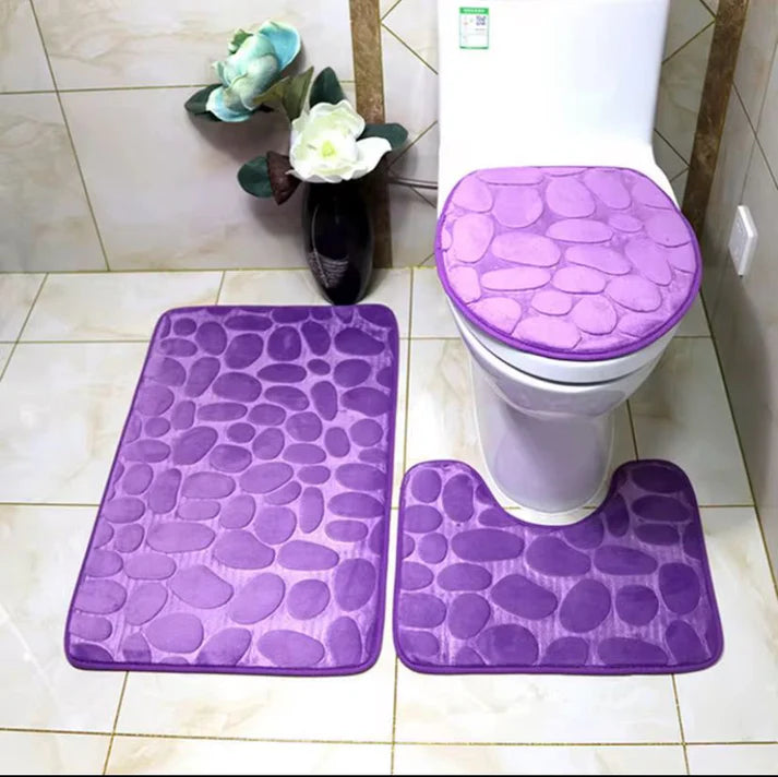 Tapis de Toilette & Salle de Bain – Ultra Doux et Antidérapant