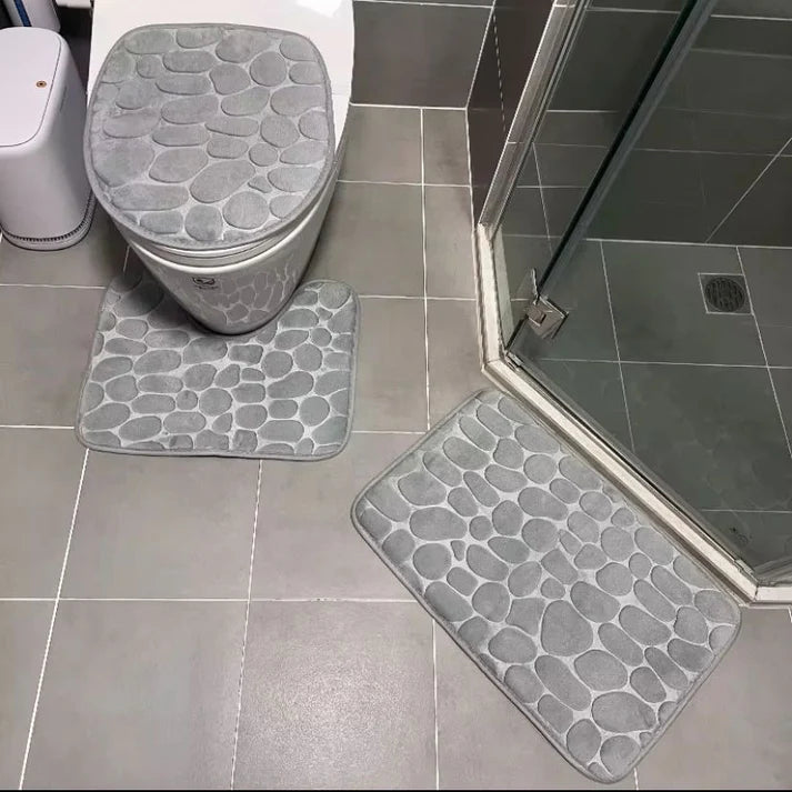 Tapis de Toilette & Salle de Bain – Ultra Doux et Antidérapant