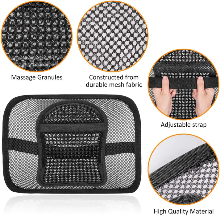 Coussin de Support Lombaire en Maille Respirante