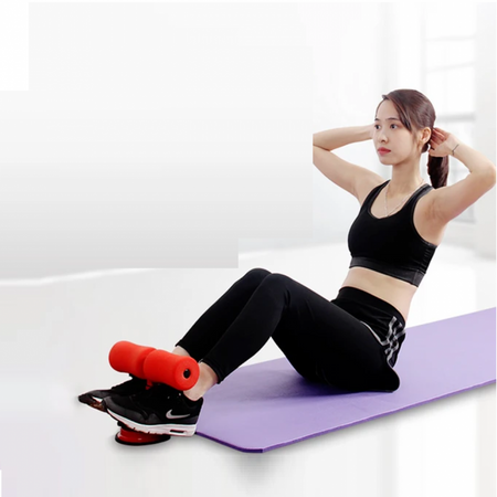 Appareil de Fitness Maison ventouse bleu .